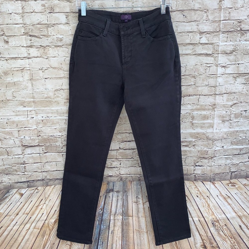 NWOT NYDJ Gray Stretch Denim Skinny Legging Jeans SZ 4/31
